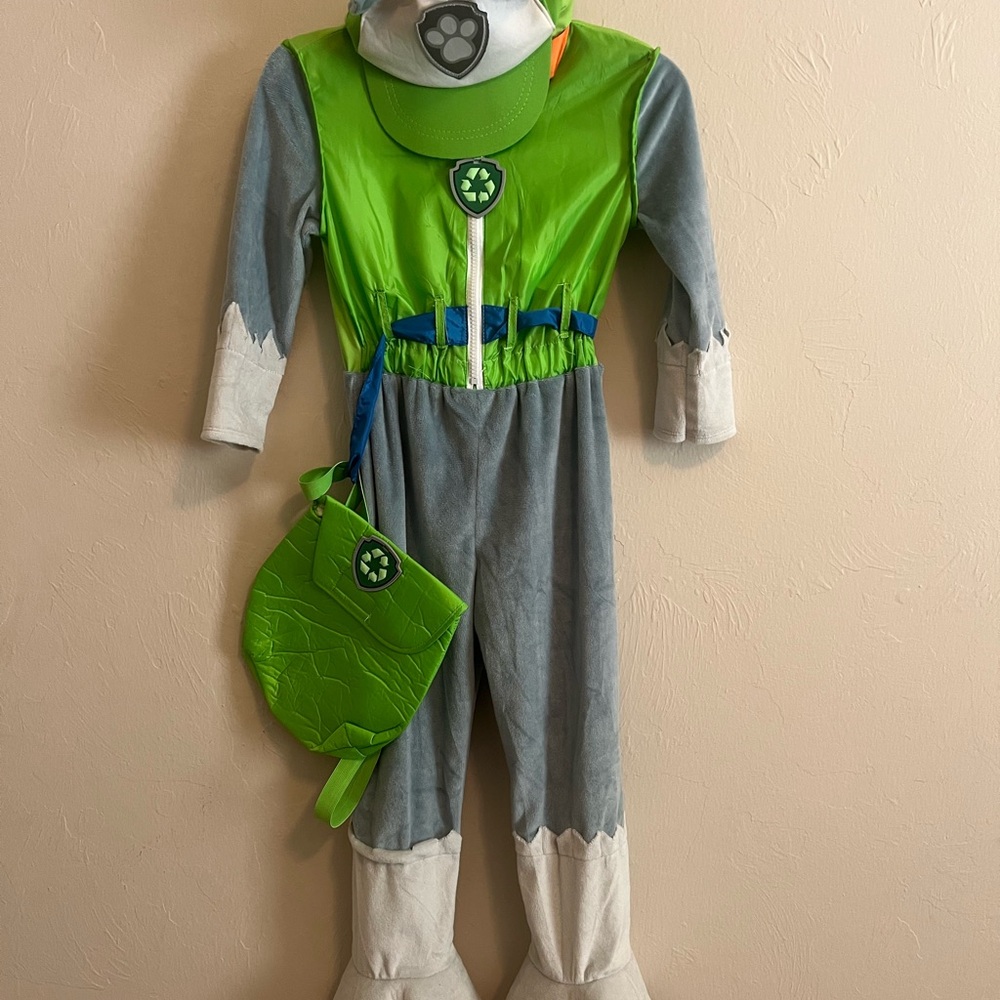 Paw Patrol - Rocky Green and Gray Kids Costume